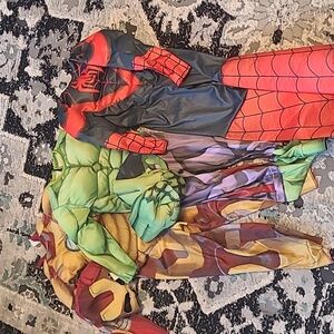 Iron Man Hulk Spiderman Costumes 3t-4t